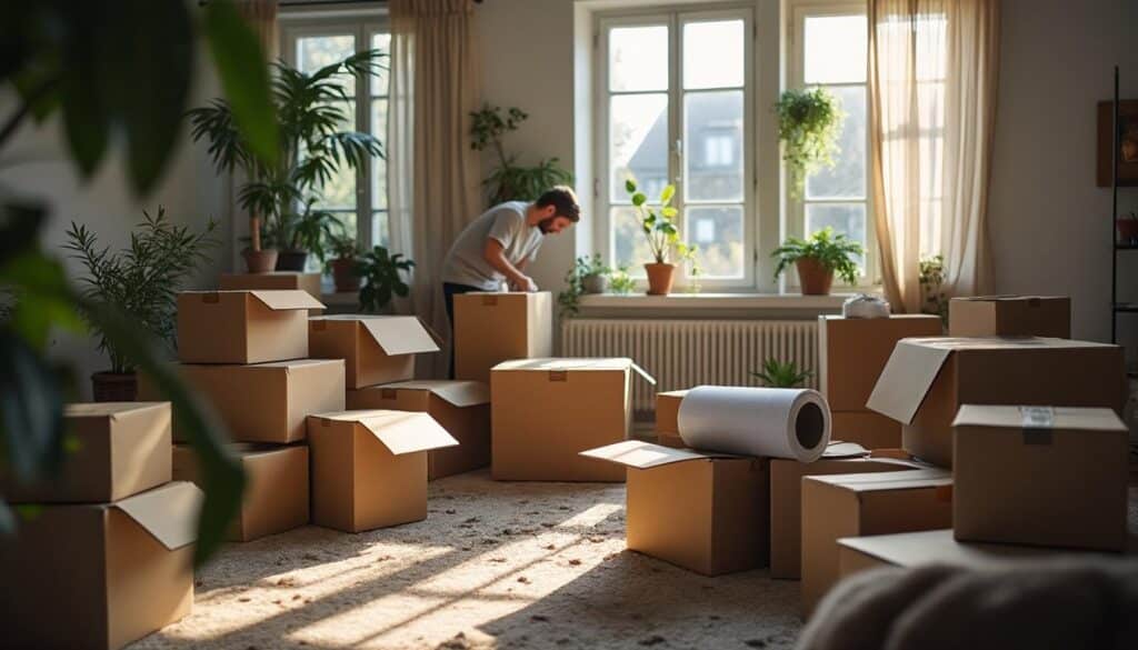 Nos conseils pour l’organisation des cartons lors d’un déménagement avec entreposage