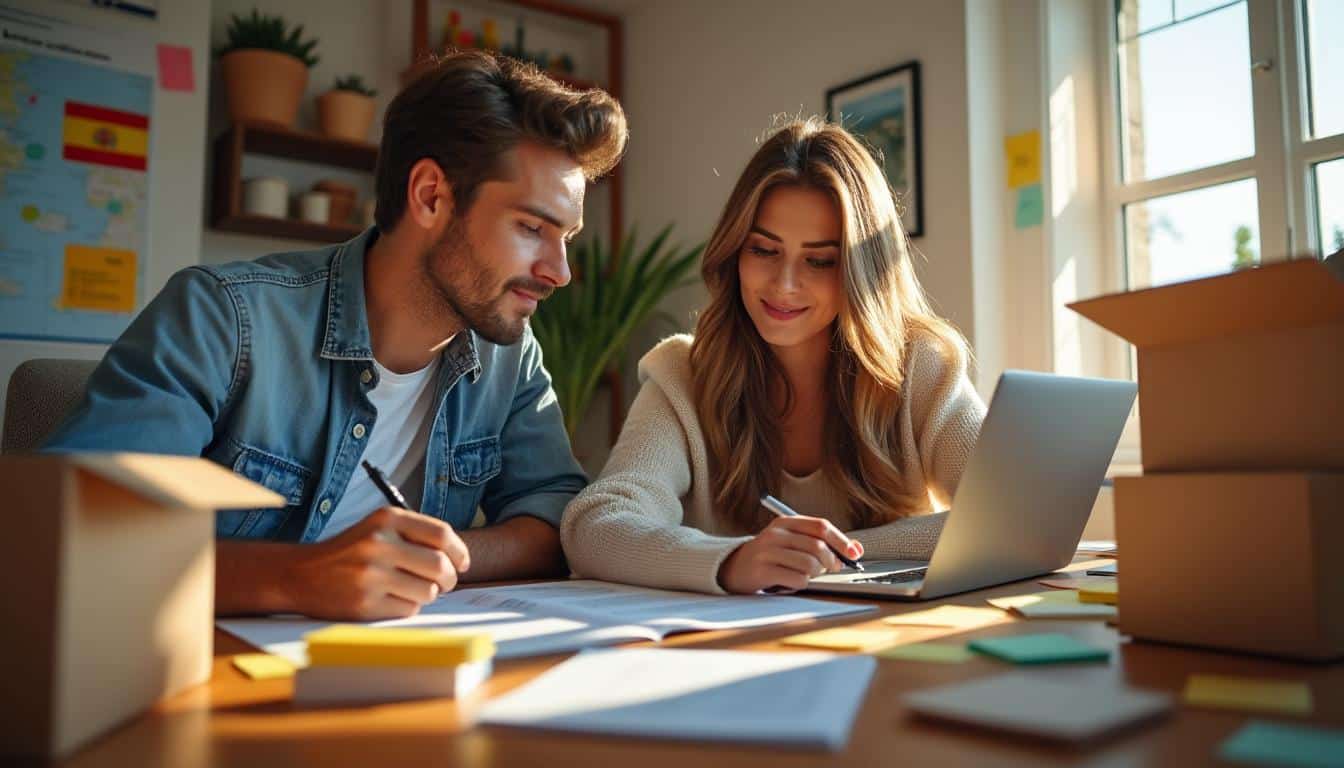 Illustration: Comment bien comparer les offres pour un déménagement vers l’Espagne