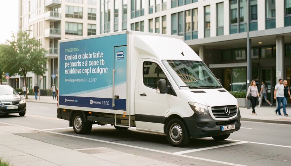 Publicité sur camion : formats, règles et efficacité