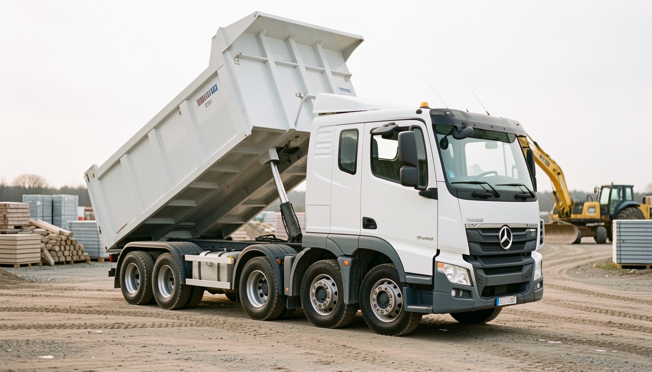Camion benne : choisir le bon modèle selon vos besoins